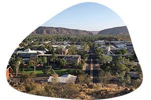 Scenic Image of Alice Springs Town Centre